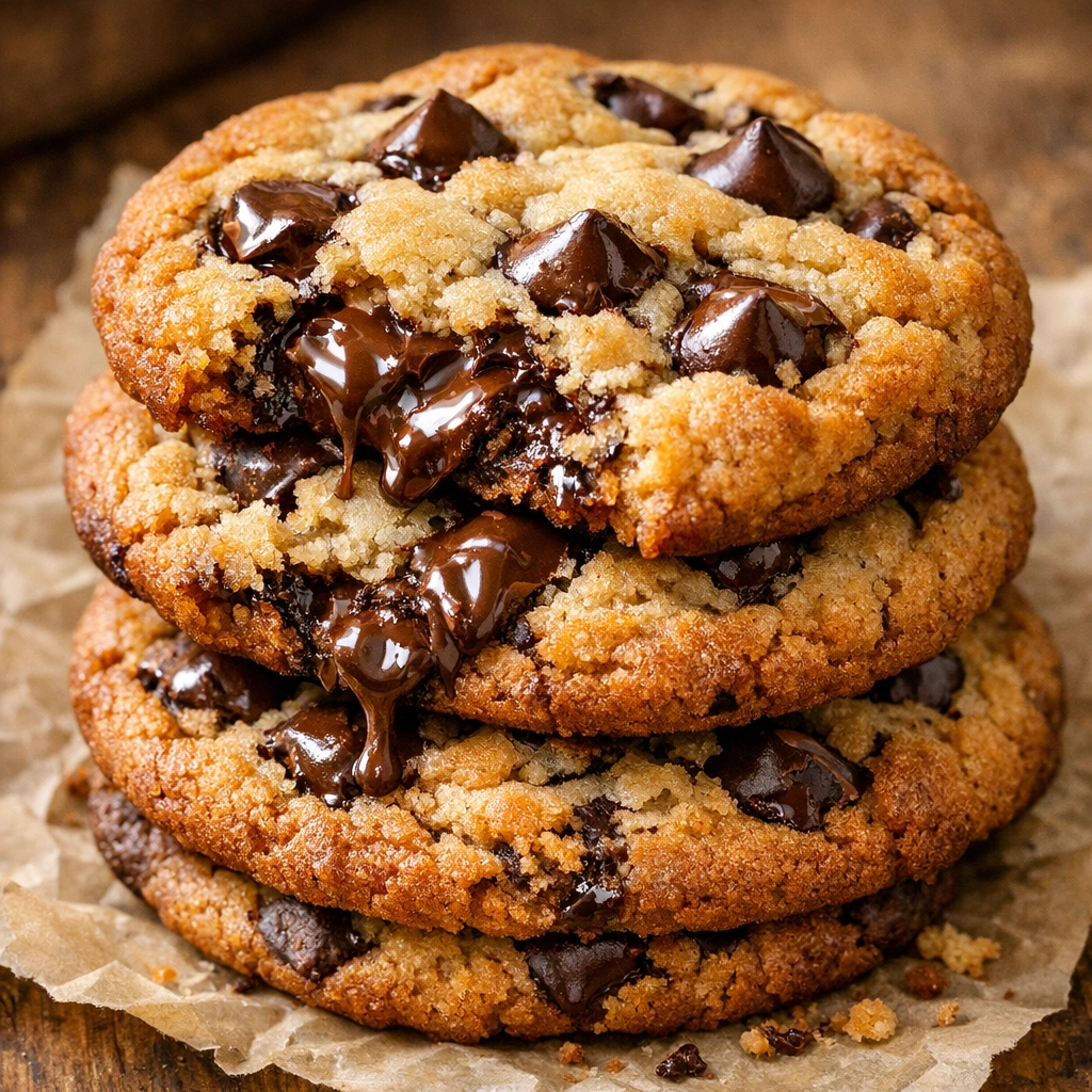 El yapımı çikolatalı kurabiyeler